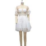 Lady Gaga Dress Off-The-Shoulder Lace Princess Dress Bridesmaid Dress