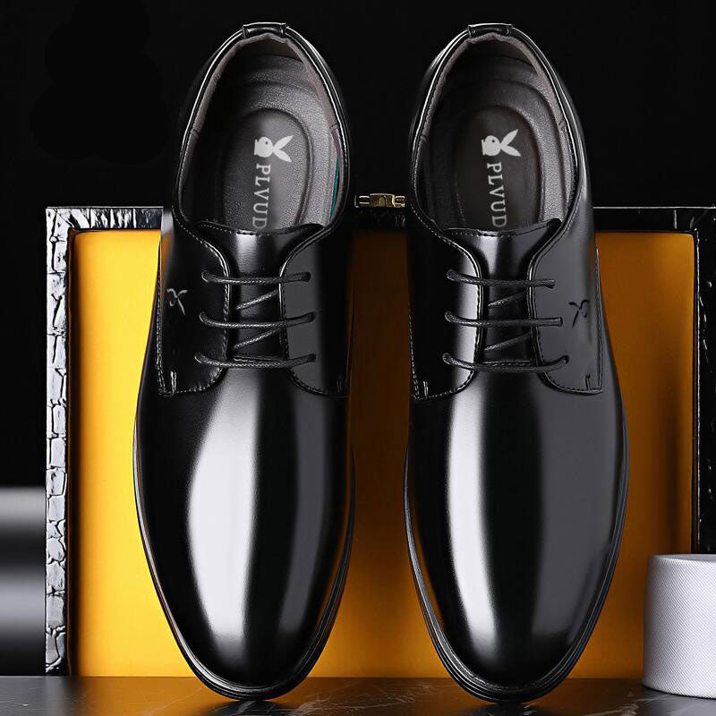 Men's Dress Shoes Classic Leather Oxfords Casual Cushioned Loafer Leather Shoes Men Business Casual Formal Wear Men