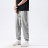 Grey Sweatpants Track Sweatpants Men's Loose Wide Leg Basketball Leisure