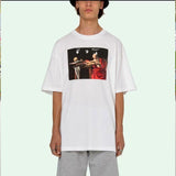 Off White T Shirt Arrow Casual Printed Men'S And Women'S Short Sleeve Tshirt Cotton Owt