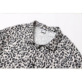Man Fall Outfits Leopard Print Long Sleeve Shirt Men's Hip-Hop Fashionable Brand Loose Couple Casual Shirt