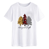 Merry and Bright Sweatshirts Christmas Printed T-shirt