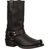 Western Shoes Autumn and Winter Riveted Short Boots Women's Shoes Square Heel Knight Men's Boots