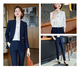 Interview Suit Women Suit Autumn Interview Tooling Set
