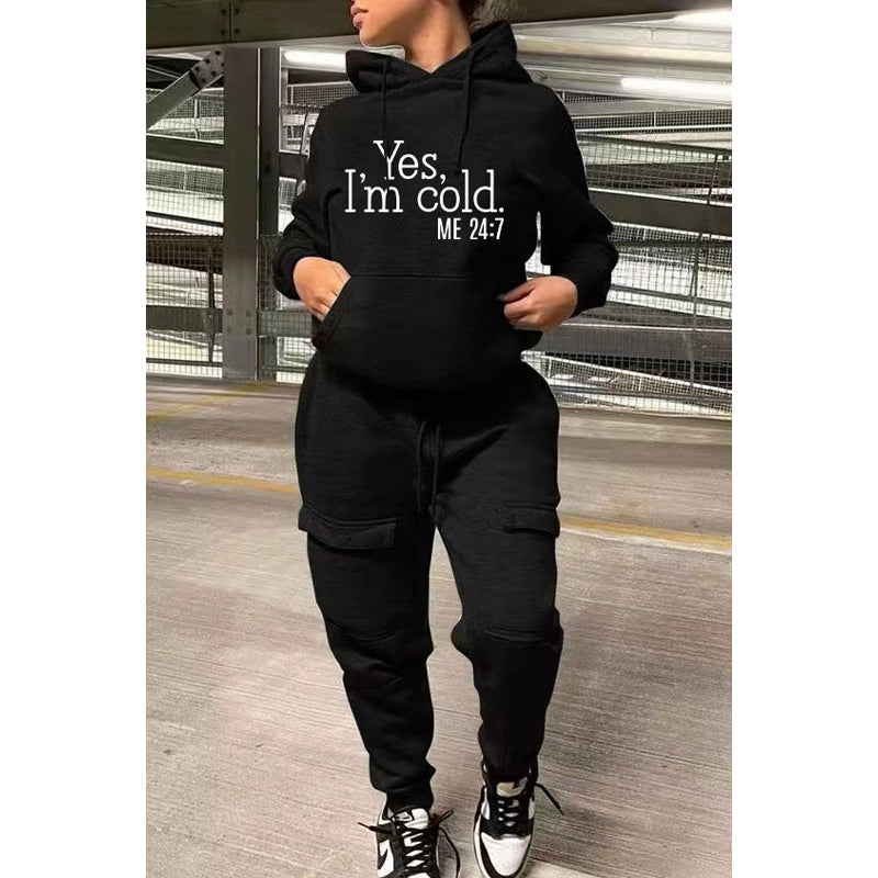 Yes I M Cold Sweatshirts Casual Sweatshirt Sports Suit