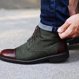 Western Shoes Fabric Thin Strap Versatile Casual Men