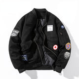 Varsity Jacket Fall Winter Coat Men'S Baseball Uniform Jacket