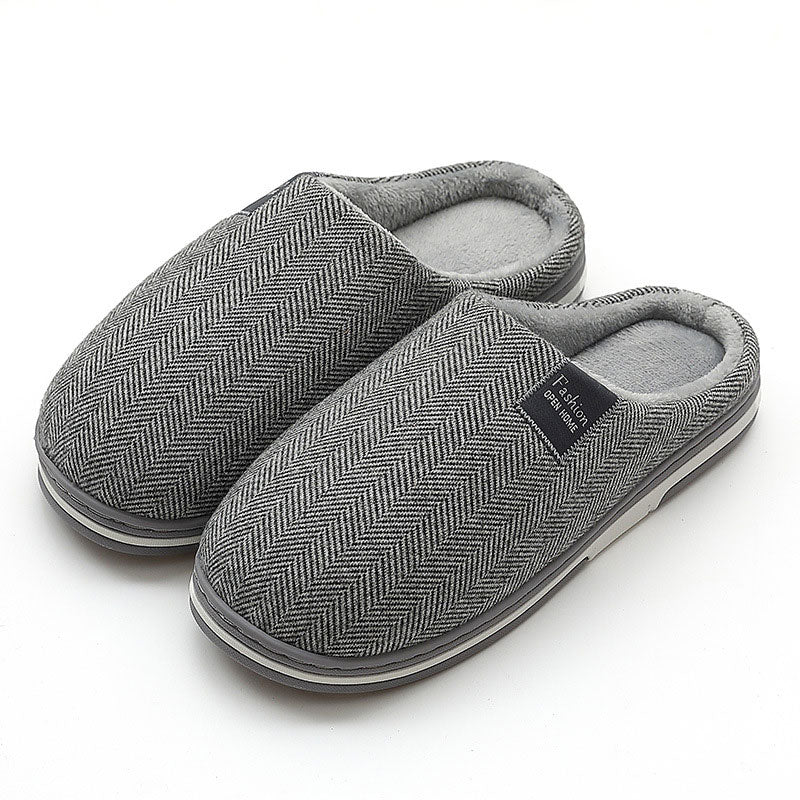 Cotton Slippers Cotton Slippers Autumn and Winter Non-Slip Warm Slippers Men's Winter