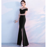 Maxi Burgundy Dress Formal Banquet Evening Dress Women's Performance Long Dress
