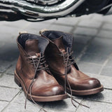 Western Shoes Retro Thin Strap Short Casual All-Match Men's Boots