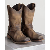 Yellowstone Cowboy Boots Plus Size Middle Boots