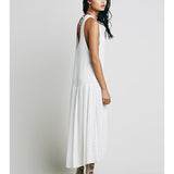 Beth Dutton Bohemian Dress Summer Spring Midi Dress Flower Embroidery Beads Backless