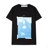 Off White T Shirt Short Sleeve Tshirt Men'S And Women'S Cotton Owt
