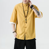 Men's Sweatshirt plus Size Summer Men's Short Sleeve Shirt