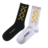 Off White Socks Tube Socks Autumn and Winter Long Tube Men's Socks