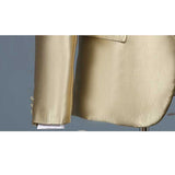Black Tie Attire Golden Suit Host Performance Costume
