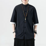 Men's Sweatshirt plus Size Summer Men's Short Sleeve Shirt