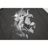 Man Fall Outfits Letter Print Oversize Loose Men's and Women's Hoodie Tide