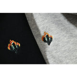 Kanye West Sunday Service Hoodie Autumn And Winter Embroidery Logo Stitching Velvet Padded Hooded Sweatshirt