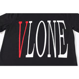 Vlone T Shirt Men'S And Women'S V Couple Wear Men'S And Women'S Round Neck Tee Short Sleeve T-Shirt