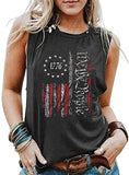 Wifebeater Shirt American Flag Vest