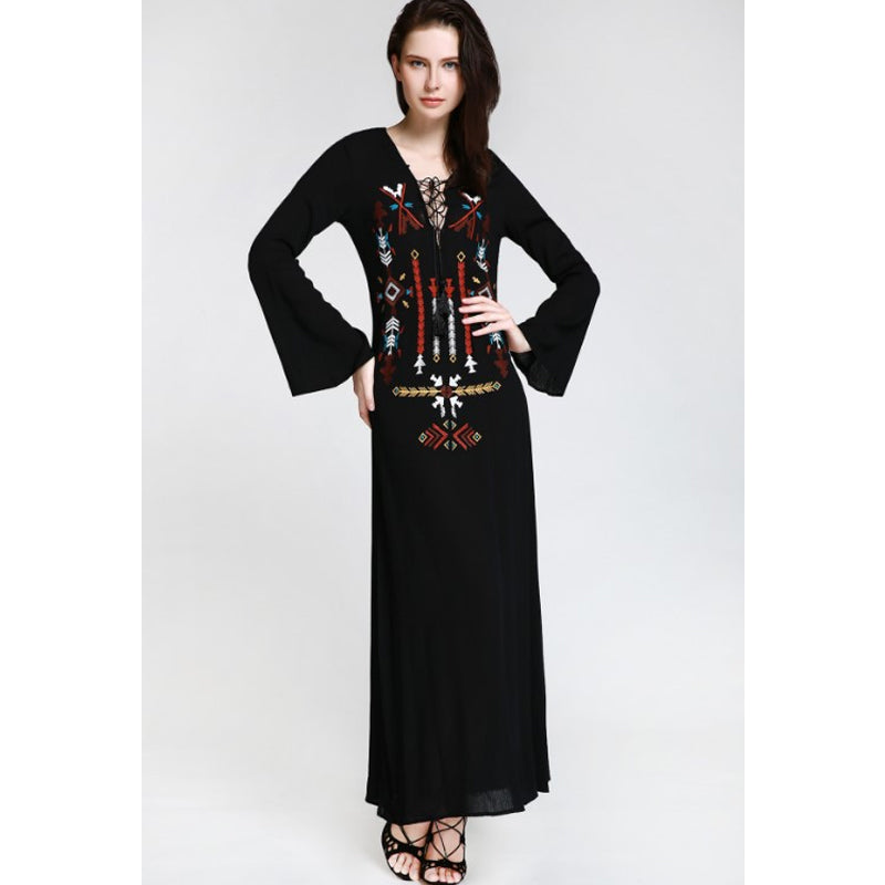 Beth Dutton Bohemian Dress Winter Autumn Maxi Dresses Spring/Summer Long Dress