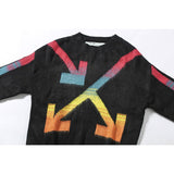 Off White Sweater Fall/Winter Men'S And Women'S Sweaters Warm Casual Jacket Owt