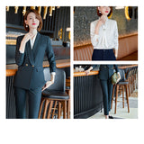 Interview Suit Women Suit Autumn Interview Tooling Set