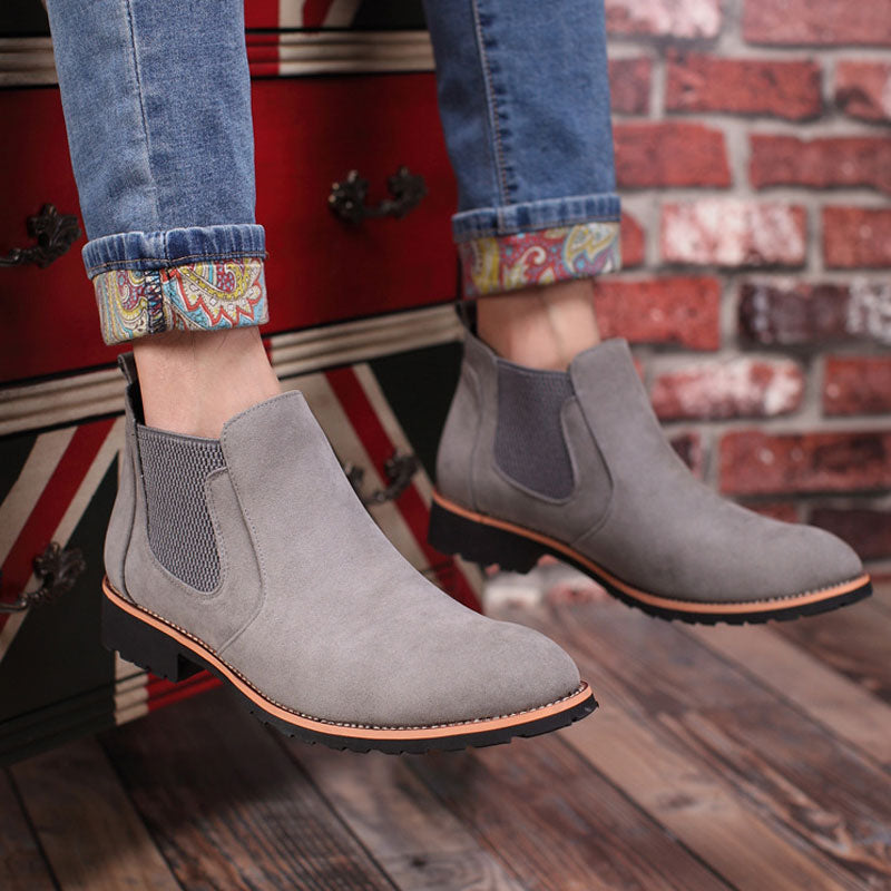 Desert Boots Spring and Autumn Men's Dr. Martens Boots Men's British Casual Desert Boots High-Top Shoes