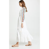 Beth Dutton Bohemian Dress Winter Autumn Midi Dresses Embroidered Long Sleeve Long Dress