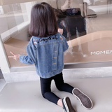 Toddler Girl Jackets Girls' Spring Clothes Denim Jacket Casual