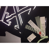 Off White T Shirt Reflective 3d Printed Arrow Male And Female Large Size Short Sleeve Tshirt Owt