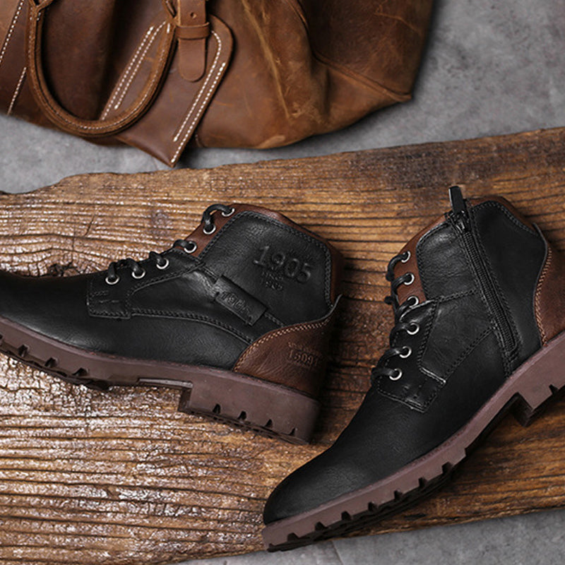 Justin Yellowstone Boots Men'S Boots Plus Size Zipper Ankle Boots Men'S Shoes Autumn And Winter