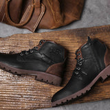 Justin Yellowstone Boots Men'S Boots Plus Size Zipper Ankle Boots Men'S Shoes Autumn And Winter