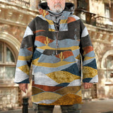 Mens Sweaters Man Fall Outfits Winter Print Loose Thermal Hooded Sweatshirt Men