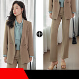 Interview Suit Women's Long-Sleeved Suit Casual Fashion Spring, Autumn and Winter