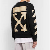 Off White Men'S Round Neck Plus Size Casual Sweatshirt Owt