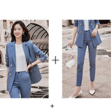 Interview Suit Women Autumn Suit Suit Female Spring and Autumn Two Piece Set