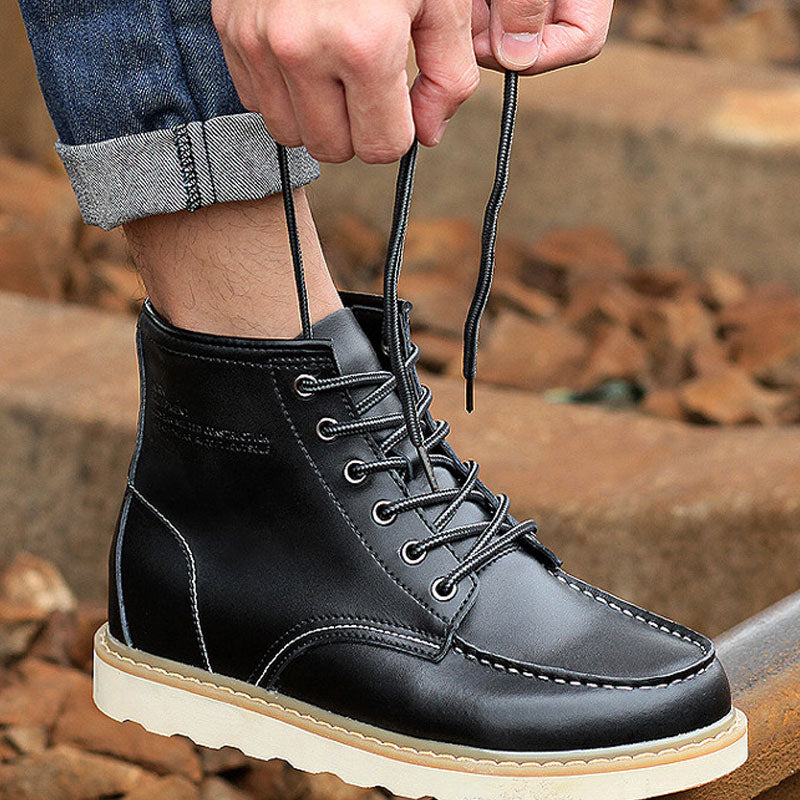 Men's Boots Work Boot Men Casual Hiking Boots Fall Winter Men High-Top Casual Shoes