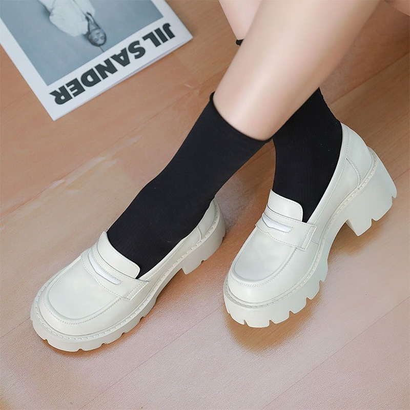 Mary Jane Shoes Leather Shoes Summer Loafers Mary Jane Shoes