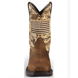 Western Shoes Short Embroidered Men's Boots