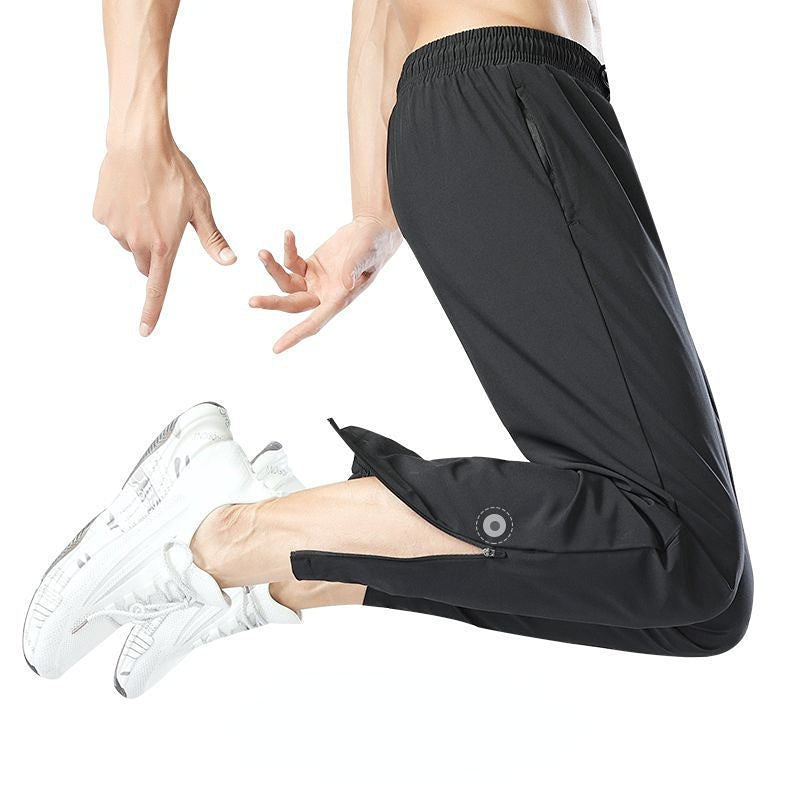 Sweat Wicking Pants Sports Pants Loose Casual Fitness Training Straight