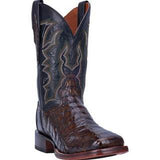 Western Shoes Vintage Square Toe Embroidered Mid-Calf Split Casual Men's Boots