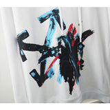 Off White Hoodie With Arrow Print Autumn And Winter Men'S And Women'S Loose Graffiti Arrow Printed Hoodie Owt