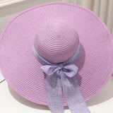 Big Hats Straw Hat Summer Beach Hat Sun Hat Sun Protection Women's Sun Hat