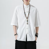 Men's Sweatshirt plus Size Summer Men's Short Sleeve Shirt