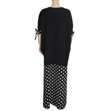 African Women's Wear round Neck Patchwork Slit Dress African Dashiki Ankara Styles Dress