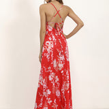 Burgundy Evening Dresses for Weddings Dress Sexy, Deep V-neck and Backless Strap Dress Beach Dress