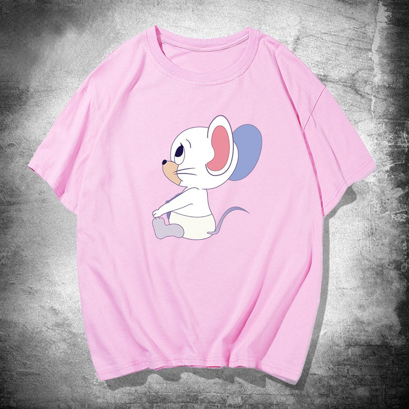 Tom And Jerry T Shirt Print Loose