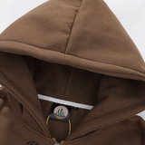 Cardigan Baseball Jacket Rap Men and Women Zipper Cardigan Hoodie Puppy Printed Coat